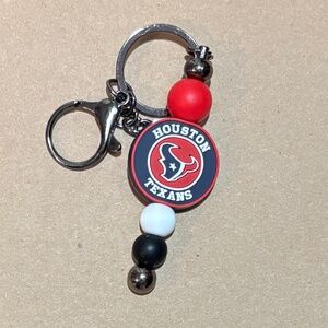Silicone Bead Keychain - Houston Texans